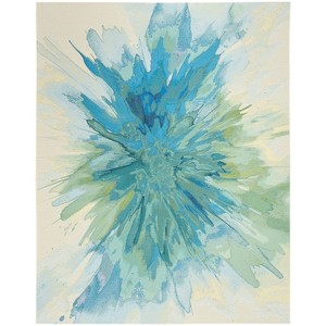 Nourison Color Splash Modern Indoor/Outdoor Flatweave Rug - 1 of 4
