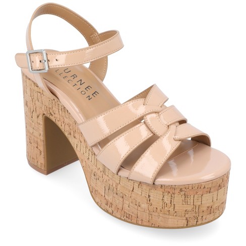 Target sales nude sandals