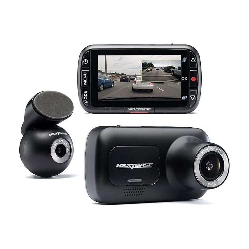 Nextbase 222XR 1080p Dash Cam + Rear Cam HD in Car Mini Camera with Parking Mode, Night Vision, Automatic Loop Recording and File Protection, 1 of 7