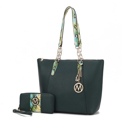 MKF Collection Ximena Women’s Tote Bag with matching Wristlet Wallet by Mia K