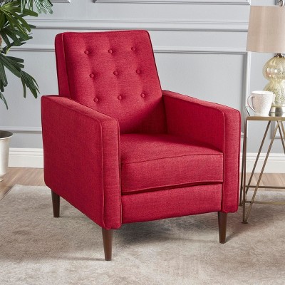 Modern Unholstered Recliner with Microfiber and Fabric for bedroom and living room-Christopher Knight Home