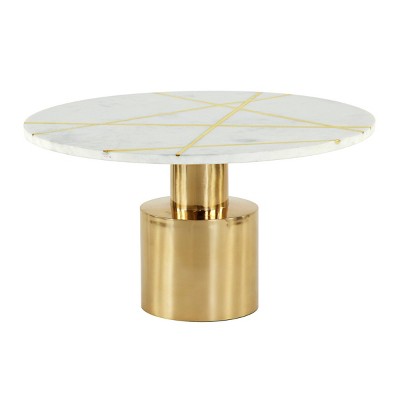 Marble Coffee Table Gold - Olivia & May