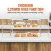 VEVOR Pastry Display Case, 2-Tier Commercial Countertop Bakery, Acrylic Display Box with Rear Door Access & Removable Shelves, 22"x14"x14" - 4 of 4