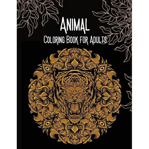 Download Animal Coloring Book For Adults By Naomi Bogtrotter Paperback Target