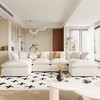 NicBex Sectional Sofa with Removable Ottomans Polyester U Shaped Couch for Living Room, Bedroom, Apartment - 4 of 4