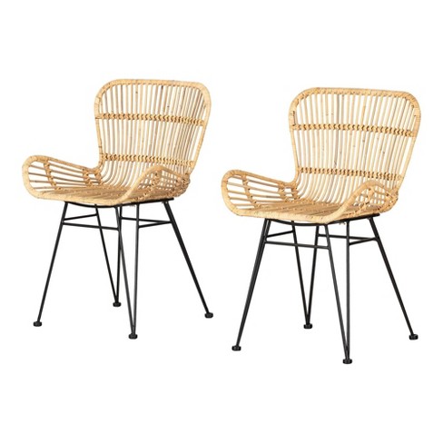 Target rattan dining online chair