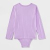 Kids' Adaptive Long Sleeve Bodysuit with Abdominal Access - Cat & Jack™ - 2 of 4