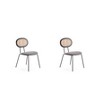 Set of 2 Jardin Dining Chairs with Upholstered Seating - Manhattan Comfort - 2 of 4