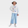 Girls' Lilo & Stitch Oversized Sweatshirt - Oatmeal - 4 of 4