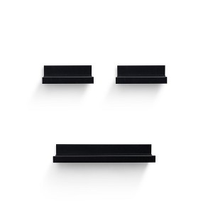 Dsvimoy Planter Stands and Holders Planter Stands Shelf with Invisible Brackets for Home Storage, White, 27"*8"*3" - 1 of 4