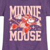 Girls' - Disney - Minnie Arms Up Fitted Short Sleeve Graphic T-Shirt - 2 of 4