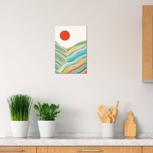 iCanvas Sunset Landscape by Modern Tropical Canvas Print Wall Art - 1 of 3