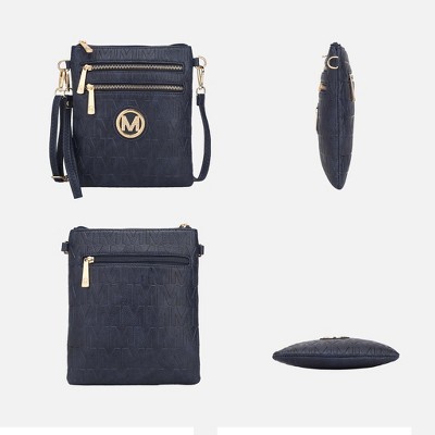 MKF Collection Signature Crossbody Wristlet Bag – Compact Monogram Phone Purse, Scarlett | MKF Collection by Mia K - Camel — фото 4
