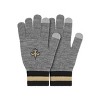 NFL New Orleans Saints Gray Big Logo Glove: Knit Acrylic, Ribbed Cuffs, Adult Size - 2 of 4