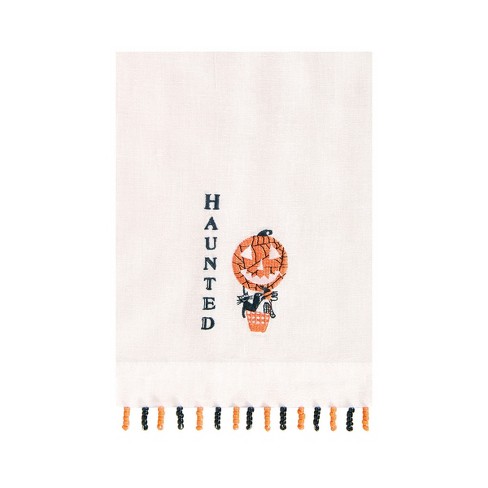 Decor Flour Kitchen Towels Crow Black Halloween Cleaning Supplies