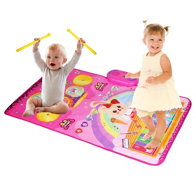 Babyluv"Baby Musical Mat with 55 Sounds, Piano & Drum, Educational Toy for Toddlers, 1-3 Years"Rabbit