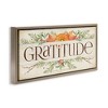 Stupell Industries Seasonal Gratitude Floral Leaves Black Framed Floater Canvas Wall Art - 3 of 4