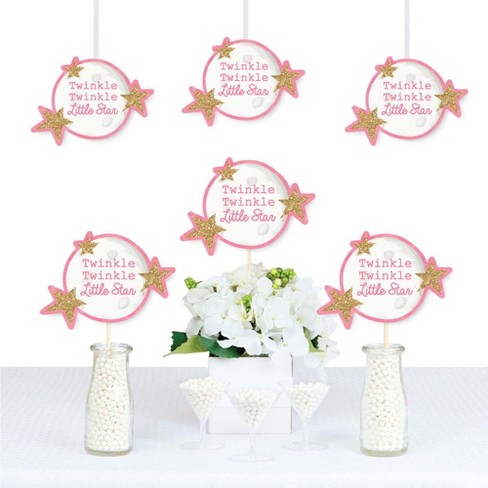 Big Dot Of Happiness Pink Le Little Star Moon And Decorations Diy Baby Shower Or Birthday Party Essentials Set 20 Target - Diy Party Decorations Baby Shower