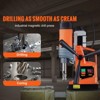 VEVOR Magnetic Drill, 1300W Motor 1.6 in Boring Diameter, 2810 lbf Portable Electric Mag Drill Press, 810 RPM No-Load Speed, Orange - 3 of 4