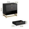 3 Drawer Dresser for Bedroom, Modern Dressers & Chests of Drawers, Wood Dresser Chest Organizer with Metal Legs - 2 of 4