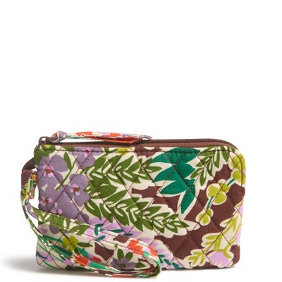 Vera Bradley Women's Outlet Cotton Essential Zip Wristlet
