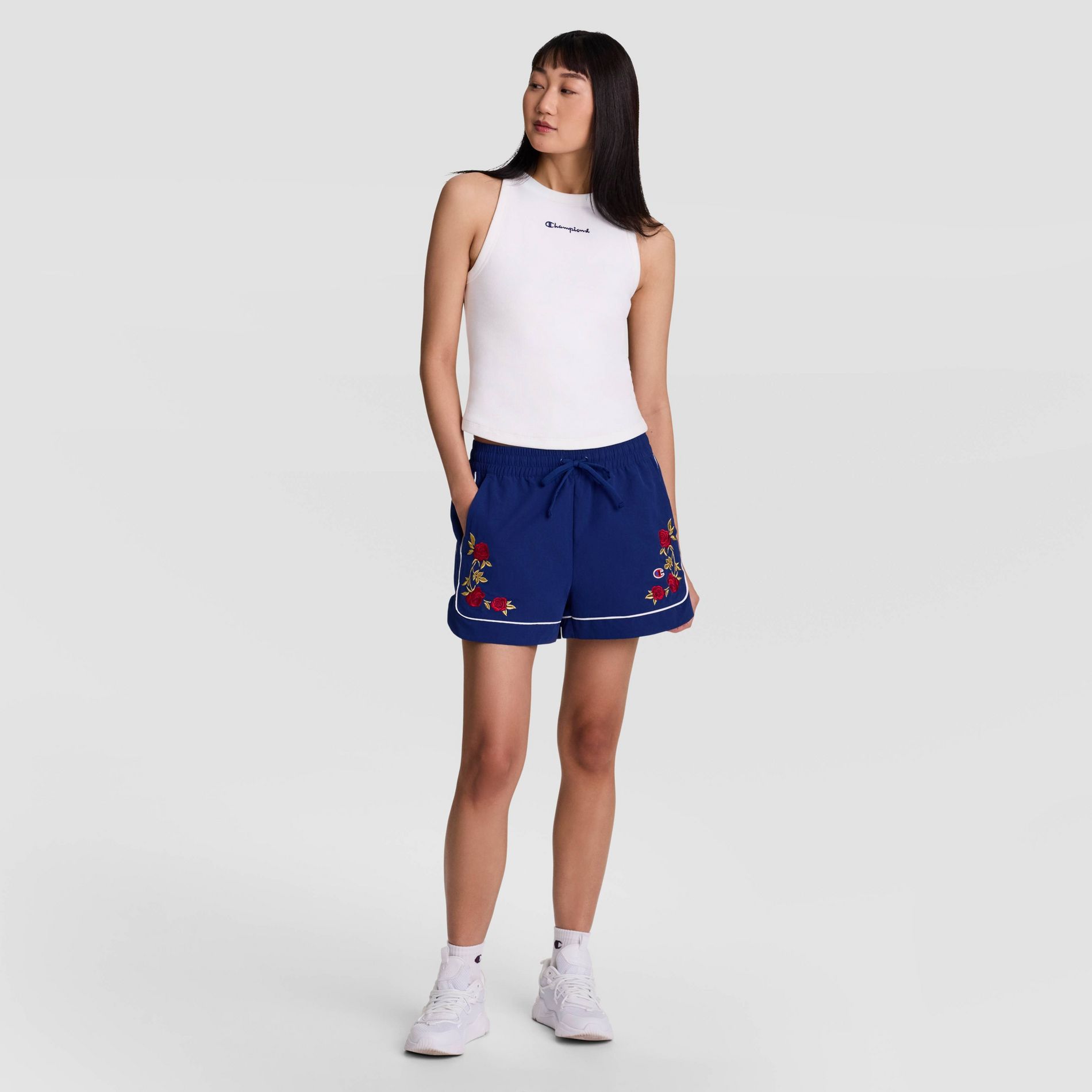 Champion Women's Goalkeeper Rose Embroidery Shorts
