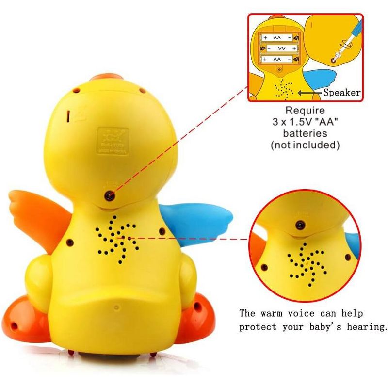 Ready! Set! Play! Link Musical Flapping Duck Educational Toy With Action Lights And Music, 4 of 5