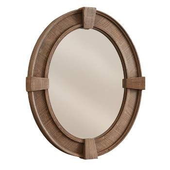 Park Designs Oval Distressed Wood Mirror 36"H