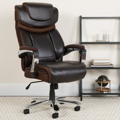 Esmeralda High-Back Brown LeatherSoft Executive Swivel Chair