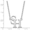 Black Bow Jewelry 10k White Gold Sam Houston State Bearkats NCAA Necklace 18 Inch - 2 of 4