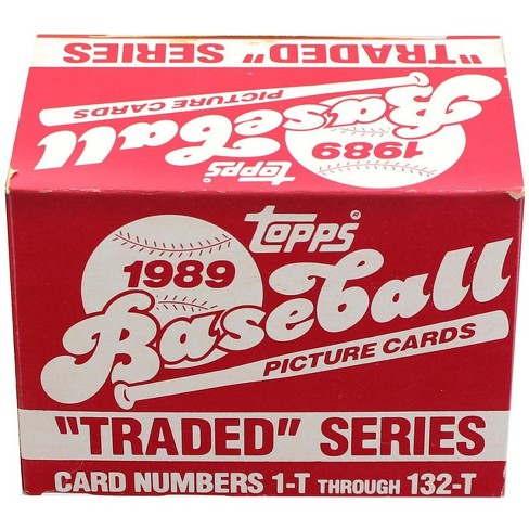 Topps MLB 1989 Topps Baseball Traded Series - Set of 132 Cards