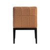 Meridian Furniture,Adrian Vegan Leather Dining Arm Chair, Set of 2 - 4 of 4