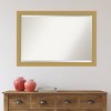 Grace Brushed Framed Bathroom Vanity Wall Mirror Gold - Amanti Art - 4 of 4