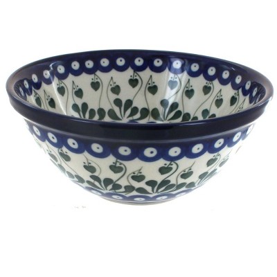 Blue Rose Polish Pottery Alyce Small Serving Bowl