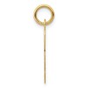 Black Bow Jewelry 14k Yellow Gold, Ella Collection Medium Fancy Script Initial R Pendant - 2 of 4
