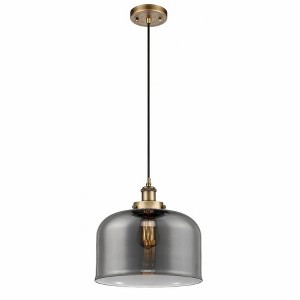 Bell - 1 Light Cord Hung Mini Pendant In Industrial Style-11.38 Inches Tall and 12 Inches Wide - 1 of 1
