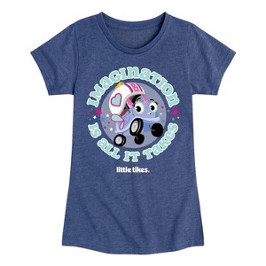 Girls' - Little Tikes - Imagination Is All It Takes Fitted Short Sleeve Graphic T-Shirt - 1 of 3