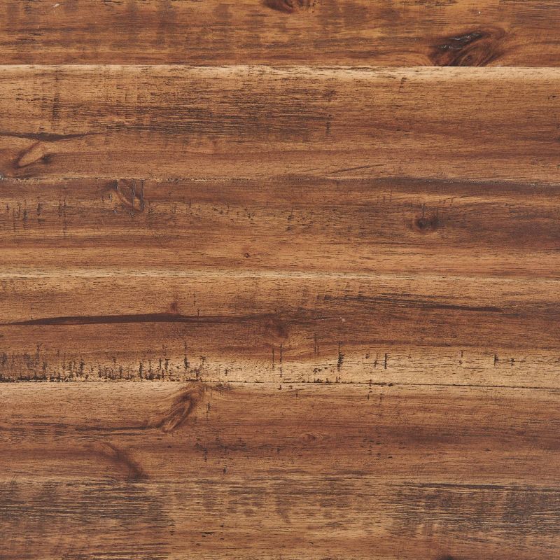 20&#34; Durango Industrial Wood Counter Height Barstool Dark Brown - Alaterre Furniture, 6 of 7
