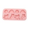 Unique Bargains Candy Moulds 8-Cavity Unicorns Rainbow Comet Candy Mould Hand Wash 8.5"x4.17"x0.71" 1 Pc - 3 of 4
