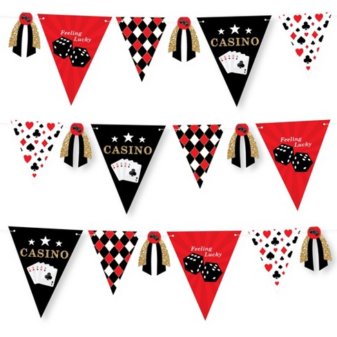 New Wine & Gold Pennant