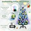 Resenkos 3-Ft Fiber Optic Artificial Christmas Tree with Star Topper - Green - 3 of 4