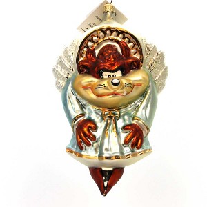 Christopher Radko 7.25 In Taz Angel Warner Bros Ornament Devil Tree Ornaments - 1 of 3