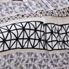 Plazatex Brexton plush Decorative Machine Washable Throw 50" x 70" Black,Grey & White - 4 of 4