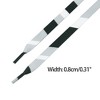 INSPIRE CHIC Splicing Printing Flat Fun Color Pattern Shoelaces for Sneakers Athletic Running Shoes 1 Pair - 3 of 4