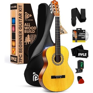 Pyle 3/4 Scale Classical Guitar Kit, Hand-Crafted - 1 of 4