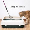 VOS Metal Cat Litter Scoop – 2 Pcs, Long Adjustable Stainless-Steel Handle from 21”- 33” - 4 of 4