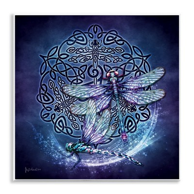 Stupell Industries Dragonfly & Celtic Knot, 12" x 12"