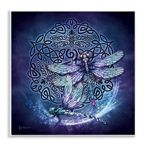 Stupell Industries Dragonfly & Celtic Knot, 12" x 12" - 1 of 4