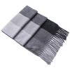 Alpine Swiss Mens Plaid Scarf Softer Than Cashmere Scarves Winter Shawl - 4 of 4