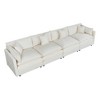 NicBex Couches for Living Room Deep Seat Sofa Couch Upholstered 2 Seater Sleeper Loveseat Sofa with 4 Pillows for Bedroom - 2 of 4